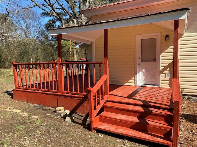 view of deck