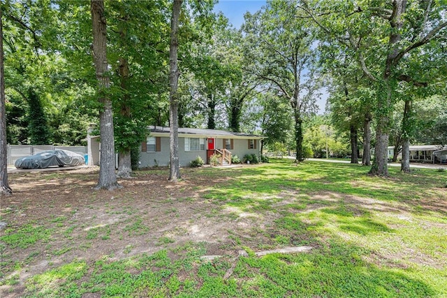 200 Robin Hood Ln, Hampton, GA 30228 - view of green lawn featuring view of scattered trees