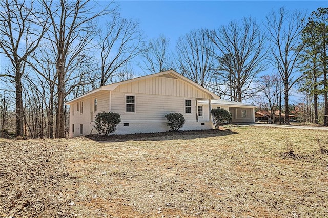 9640 Cedar Grove Rd, Fairburn, GA 30213 - view of front of house with crawl space