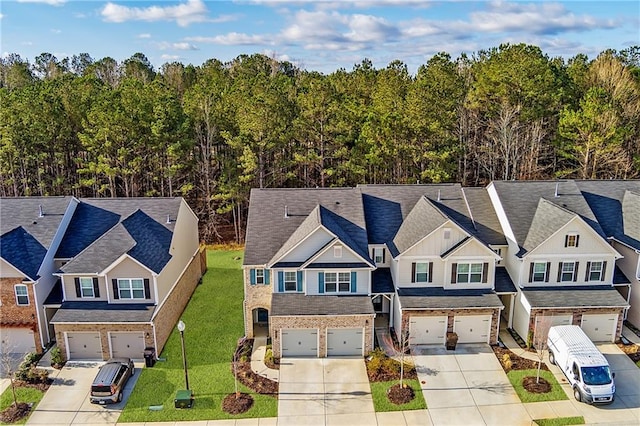 birds eye view of property featuring a residential view