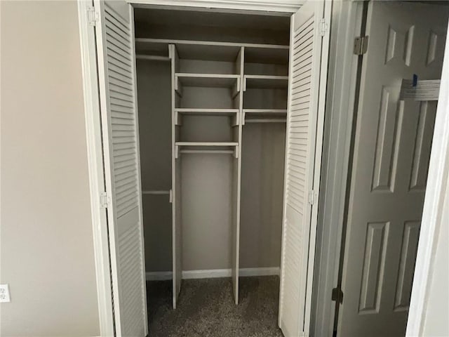 view of closet