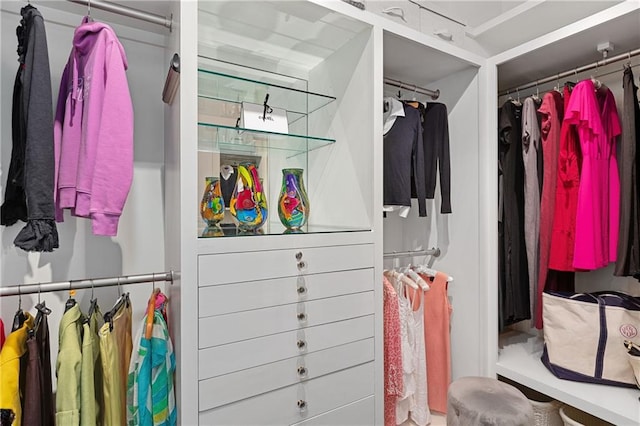 view of closet