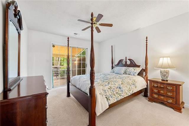3040 Majestic Park Ct, Duluth, GA 30096 - bedroom featuring carpet, access to outside, ceiling fan, and baseboards