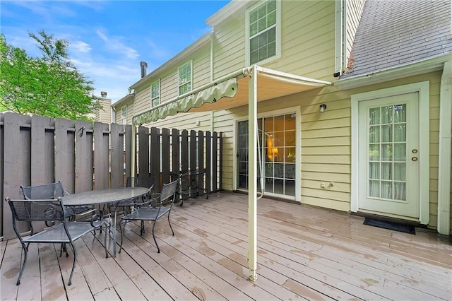 3040 Majestic Park Ct, Duluth, GA 30096 - deck featuring outdoor dining space