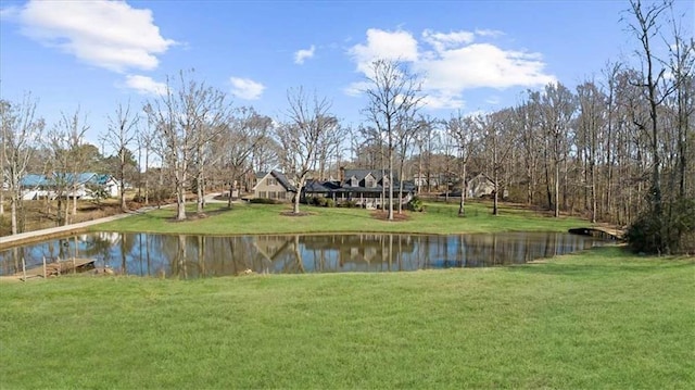 view of water feature