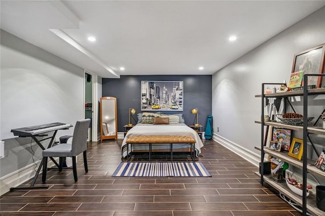 3048 Briarcliff Rd NE Unit 9, Atlanta, GA 30329 - bedroom featuring recessed lighting and wood tiled floors