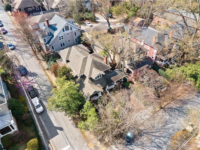 birds eye view of property featuring a residential view