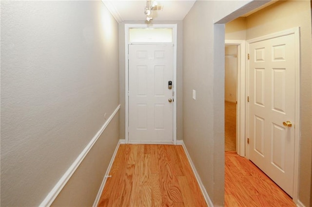 485 Sherman Way, Decatur, GA 30033 - doorway to outside with light wood finished floors and baseboards