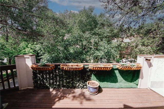 485 Sherman Way, Decatur, GA 30033 - view of wooden deck