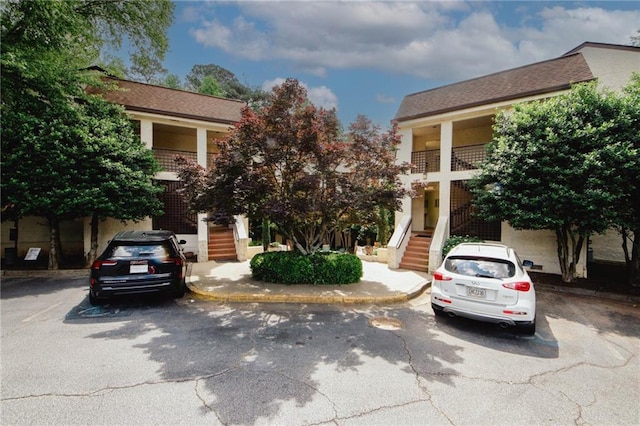 485 Sherman Way, Decatur, GA 30033 - view of front of house with stairway and uncovered parking