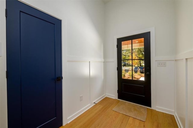 interior space featuring light hardwood / wood-style flooring