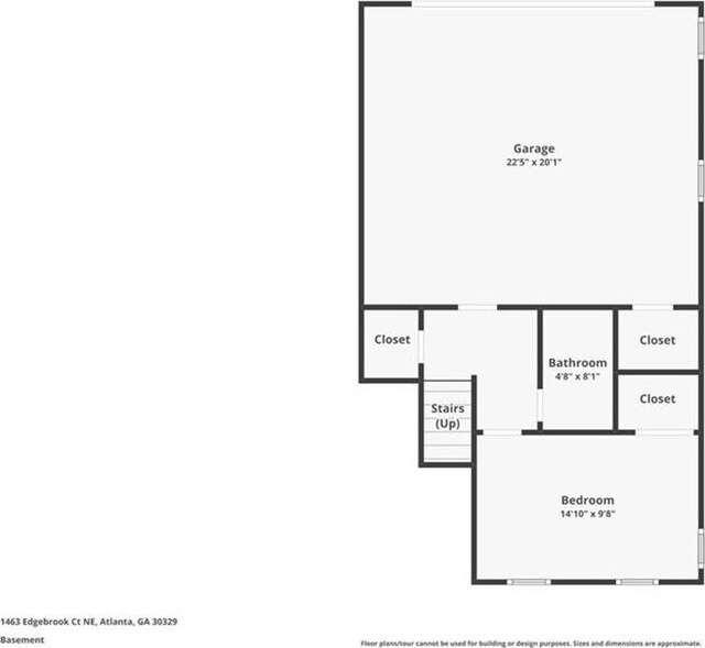 1463 Edgebrook Ct NE Unit 14, Atlanta, GA 30329 - floor plan / room layout