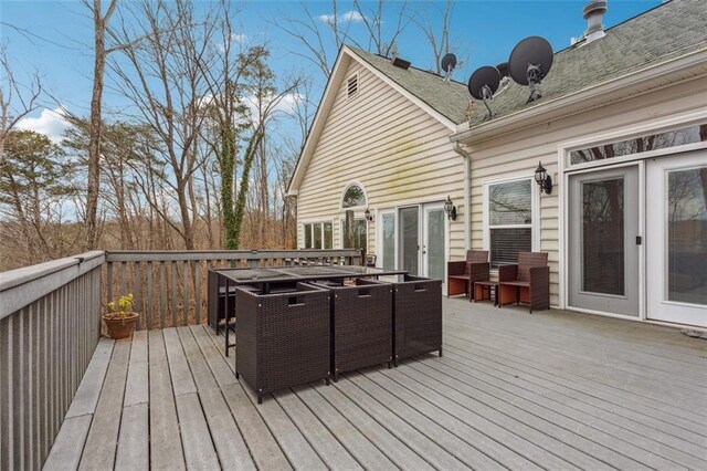 2600 Ramsey Rd, Gainesville, GA 30501 - view of wooden deck