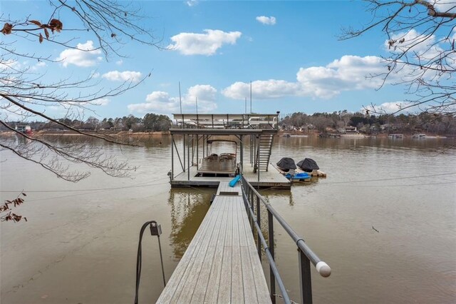 2600 Ramsey Rd, Gainesville, GA 30501 - view of dock featuring a water view