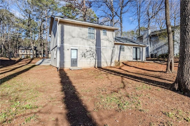 view of rear view of property