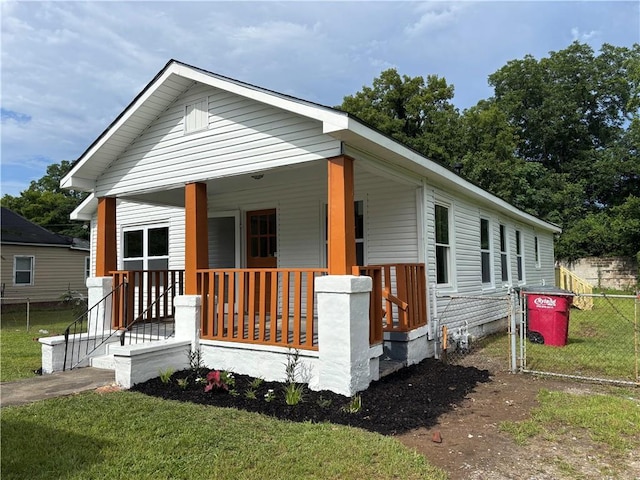 747 Bowman St, Macon, GA 31217 - view of front of house featuring covered porch