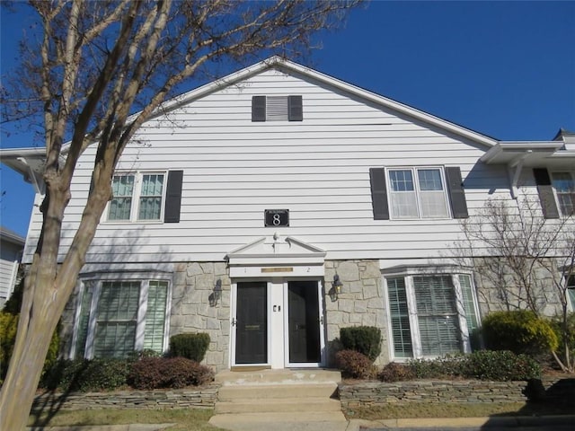 view of front of house featuring french doors