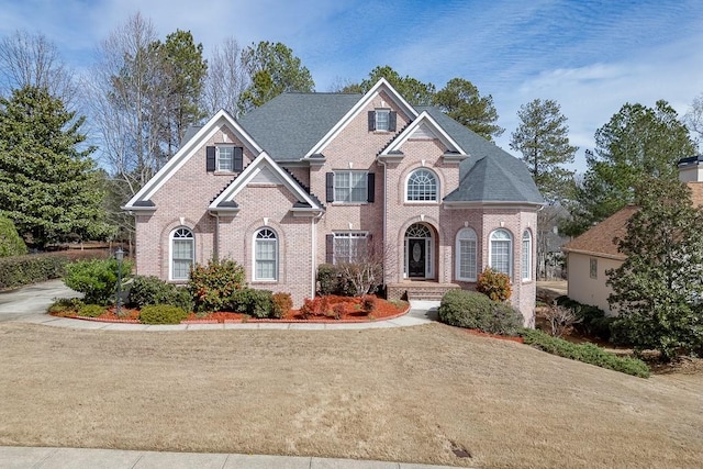 view of front of property with brick siding