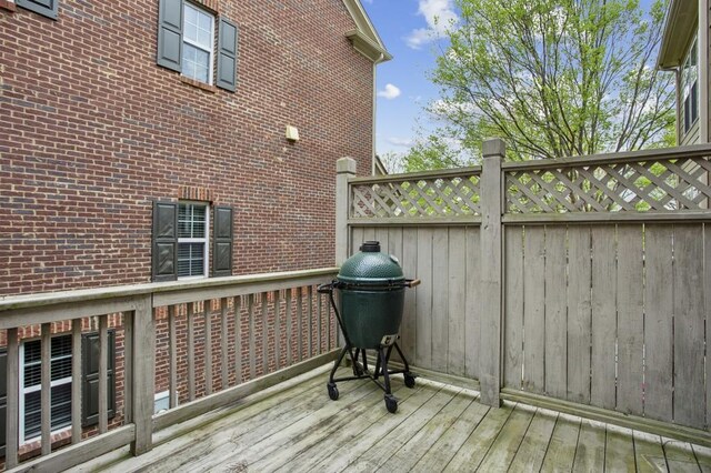 346 Ardmore Ct, Atlanta, GA 30309 - view of wooden terrace