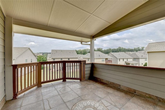 view of patio / terrace featuring a balcony