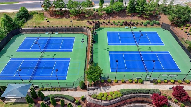 view of sport court