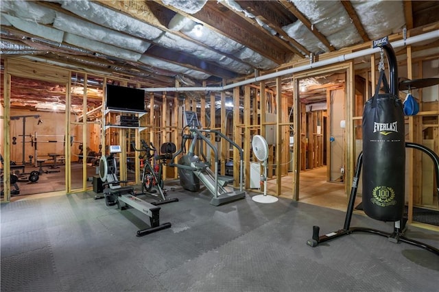 view of workout room