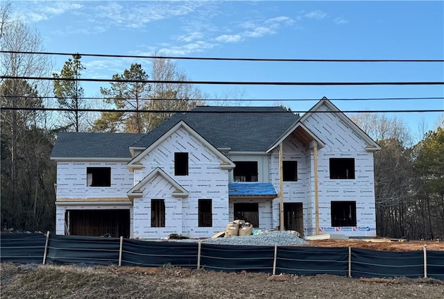 view of property in mid-construction