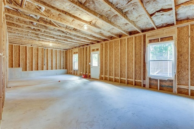 misc room featuring concrete flooring