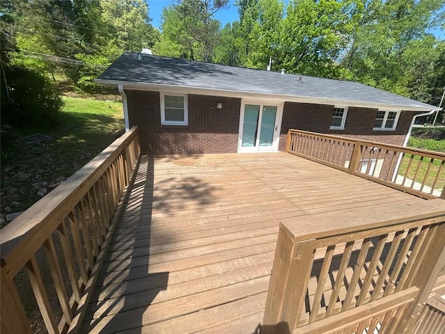 view of deck