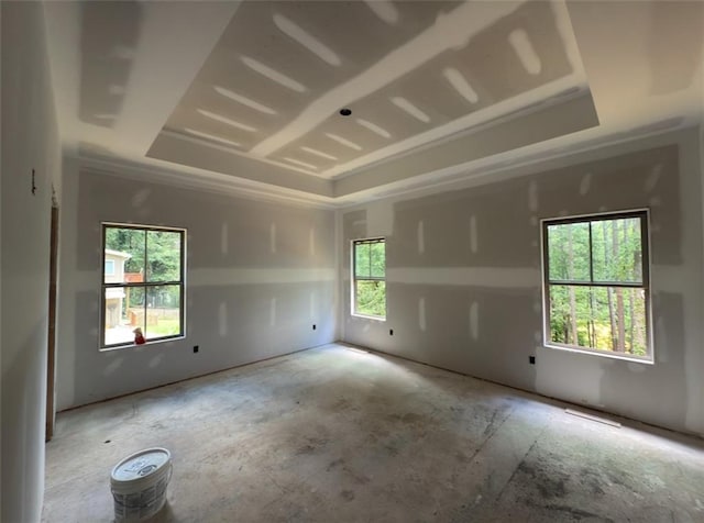 3040 Cypress Cv, Ball Ground, GA 30107 - spare room with a tray ceiling