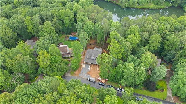 3040 Cypress Cv, Ball Ground, GA 30107 - view of property location featuring a nearby body of water and a forest