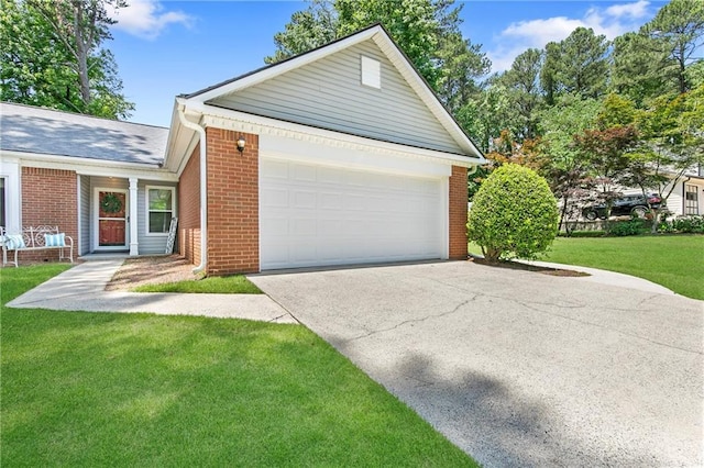 1208 Brandl Dr SW, Marietta, GA 30008 - single story home with brick siding, a front yard, driveway, and an attached garage