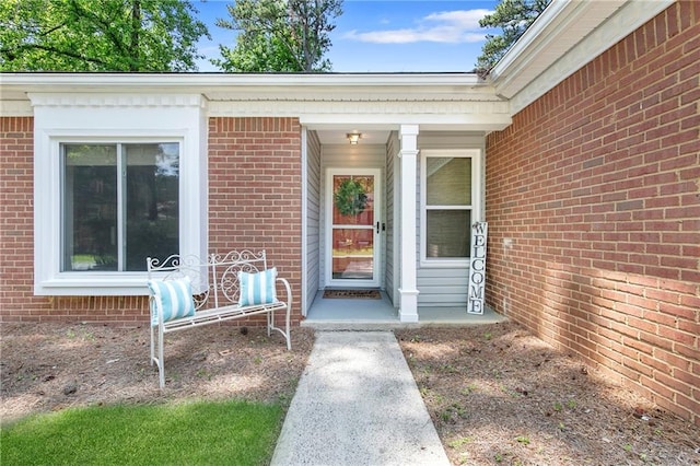 1208 Brandl Dr SW, Marietta, GA 30008 - doorway to property with brick siding
