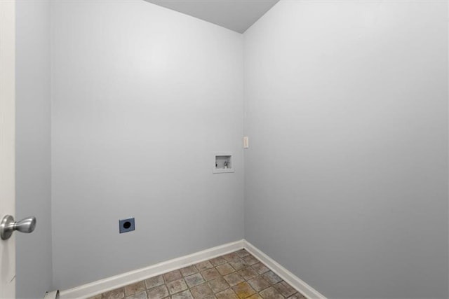 laundry room featuring hookup for a washing machine and electric dryer hookup