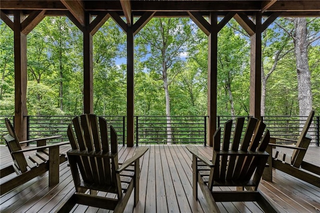 453 Settlers Ridge Rd, Ellijay, GA 30540 - view of wooden deck