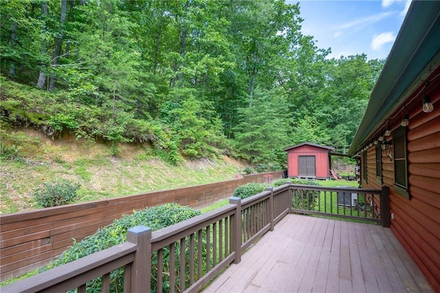 709 Deerfield Ln NW, Sugar Valley, GA 30746 - wooden terrace with a shed