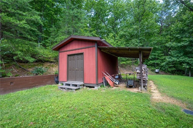 709 Deerfield Ln NW, Sugar Valley, GA 30746 - view of shed