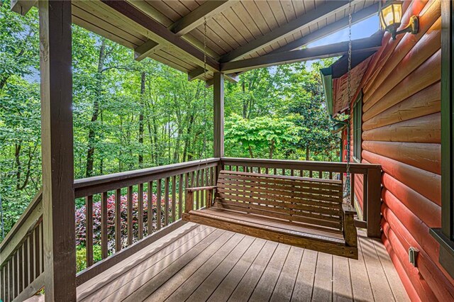 709 Deerfield Ln NW, Sugar Valley, GA 30746 - view of deck