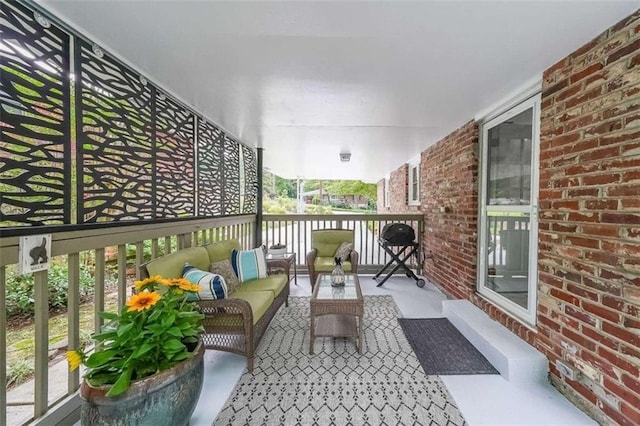 2889 Mount Olive Dr, Decatur, GA 30033 - balcony featuring outdoor lounge area