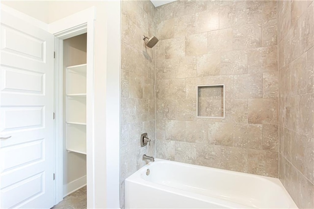 full bathroom with tub / shower combination