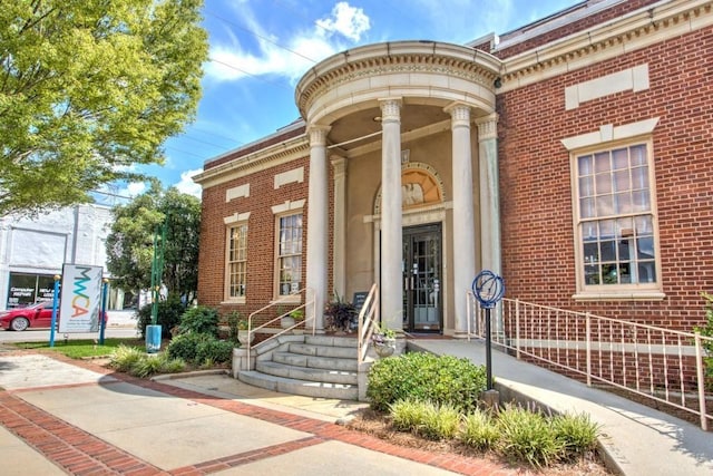 view of entrance to property