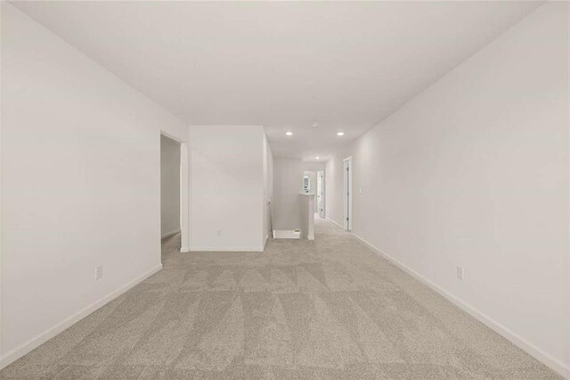 5430 Flat Rock Pt, Stonecrest, GA 30038 - spare room featuring recessed lighting, light carpet, and baseboards