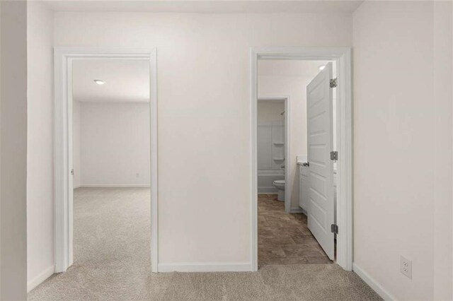 5430 Flat Rock Pt, Stonecrest, GA 30038 - corridor with carpet floors and baseboards