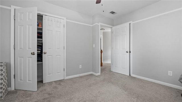 3525 Elder Field Ln, Cumming, GA 30040 - unfurnished bedroom with carpet, baseboards, and ceiling fan