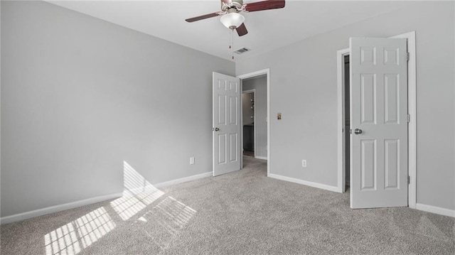 3525 Elder Field Ln, Cumming, GA 30040 - unfurnished bedroom featuring carpet floors, baseboards, and a ceiling fan