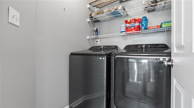 3525 Elder Field Ln, Cumming, GA 30040 - clothes washing area with washer and clothes dryer