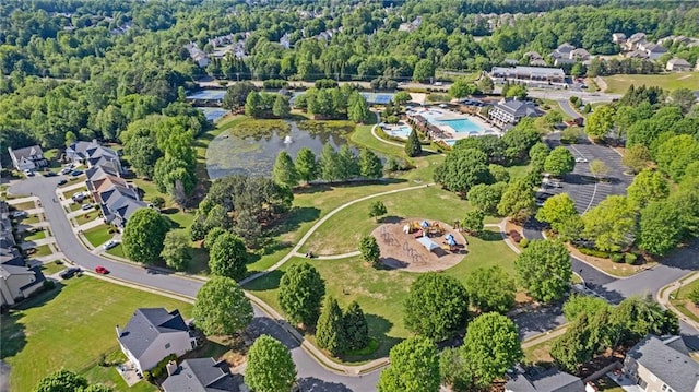 3525 Elder Field Ln, Cumming, GA 30040 - aerial overview of property's location with a large body of water