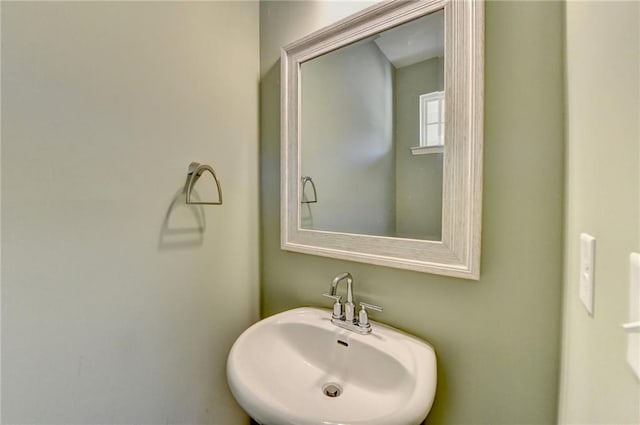 bathroom with a sink