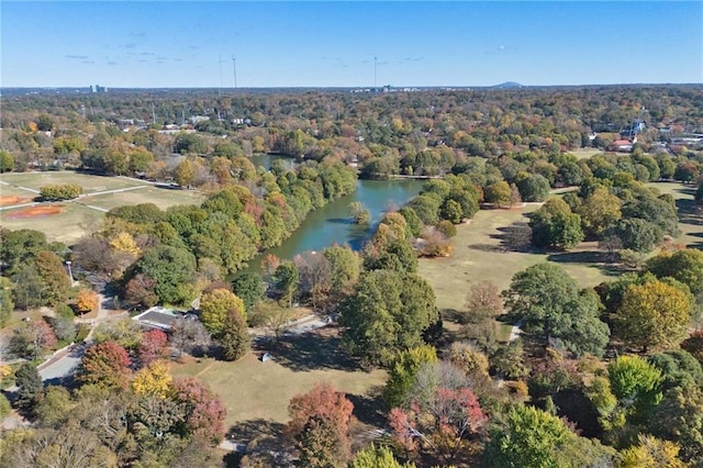 273 12th St NE Unit 421, Atlanta, GA 30309 - drone / aerial view with a water view