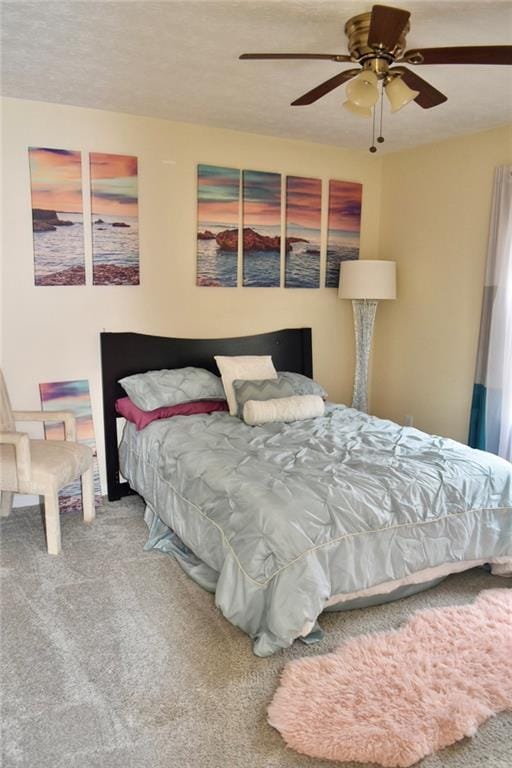 1218 Matt Moore Ct, Lithia Springs, GA 30122 - carpeted bedroom featuring ceiling fan